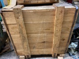 Large crate of magnets forklift on site. rm2