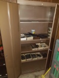 Metal cabinet with Contents rm5