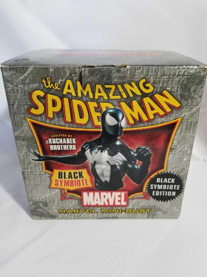 Marvel Bowen Designs Spiderman Black Symbiote Bust