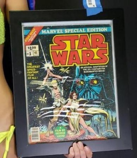 1977 Marvel Star Wars Special Edition #1 Large Comic Framed