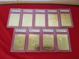 1996 Score Star Wars 23kt Gold Graded GemMt 10 Cards 9 Units