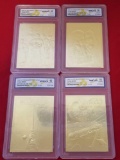 1995-96 Score Star Wars 23kt Gold Graded GemMt 10 Card 4 Units