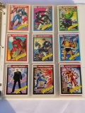 1990 Marvel Comic Cards in Pages