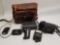Vintage Minolta Bell Howell Camera in Leather Bag