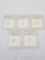Authentic Natural Diamond Crystal Cube 0.10 Carat Slabed 5 Units