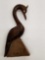 Wood Carved Swan Statue