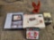 Miscellaneous Lot, Massager, LCD Photo Frame, Ceramic Rooster, Vacuum Tube Voltometer