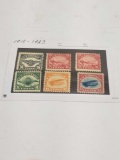 1918-1923 US Postage Stamps Planes 6 Units