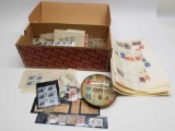 Box of Vintage Stamp Collection