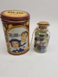 Vintage Marbles in Jar and Can