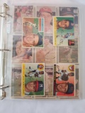 1955 1957 Topps Baseball Cards in Pages
