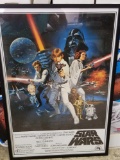 1993 Star Wars Framed Poster