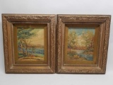 Ruby Dobesh Framed Oil Painting 2 Units