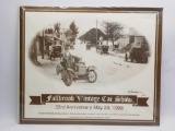 Jim Fahnestock 1998 Fallbrook Vintage Car Show Poster Signed
