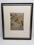 Henri de Toulouse Lautrec Framed Art Cloth