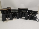 Vintage Binoculars In Case 4 Units