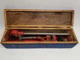 Pipe Threader Tools in Wood Box