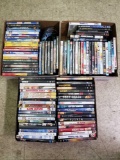 3 Boxes Full of DVD Movies