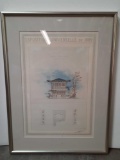Signed & Framed Artwork, Exposition Universelle de 1889