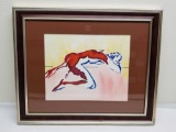 Dennis Wymbs Signed Watercolor Framed