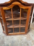 Wooden and glass display case