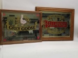 Grey Goose Ballatore Advertising Mirror 2 Units