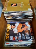 Box of Penthouze Adult Magazines 1980s 30 units