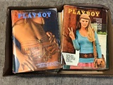 Box of Playboy Magazines 1970s 30 units