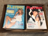 Box of Playboy Magazines, 1970s