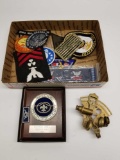 Boy Scout Military Patches Brass Sextant