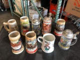 Stein Lot 9 Units, Budweiser and Others