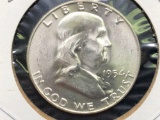 1954 D Franklin Silver Half Dollar