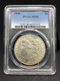 1898 Morgan Silver Dollar Slabbed AU-58