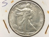 1942-S Liberty Standing Half Dollar