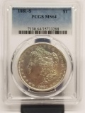 1881 S PCGS MS64 Morgan Silver Dollar Slabed