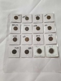 Indian Lincoln Wheat Cent Collection in Page 16 Units