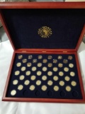 The Morgan Mint State Quarters 24k Gold Plated In Box