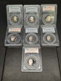 Slabbed Nickels, 7 Units