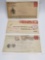 1895-1911 Envelope With Stamps 6 Units