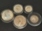5 Coin Lot, 1882 Morgan Silver Dollar, 1776-1976 Dollar, Susan B Anthony, Kennedy