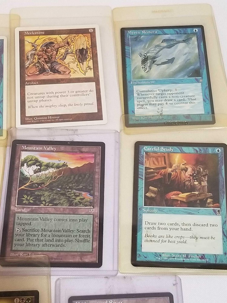 1990s Magic The Gathering Cards in Toploaders 17 Units | Art, Antiques &  Collectibles Collectibles | Online Auctions | Proxibid