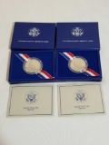 1986 US Liberty Half Dollar Proof Coin 2 Units