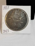 1893 Worlds Columbian Exposition Chicago Half Dollar Coin