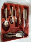 National Silver Co. A1 Flower Flatware 61 Units