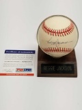 Reggie Jackson Signed Baseball PSA COA