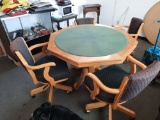 Poker Table w/ 4 chairs