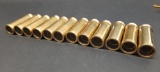 Lot of 12 brass scopes