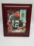 Joe Namath Signed Photo With Ticket