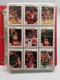 1991 NBA Hoops Complete Set in Binder