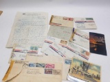 1944 Pan American Airways Letters Postcards